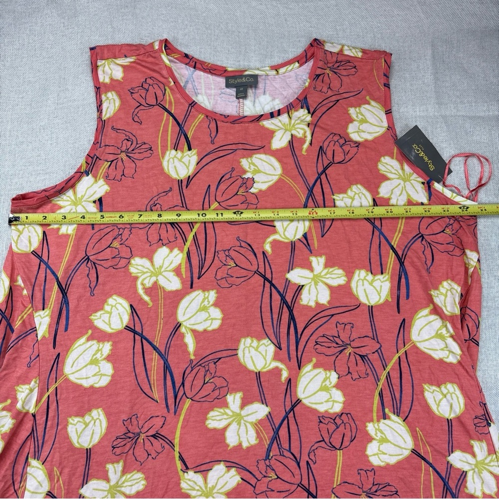 Style & Co Plus Size Printed Flip-Flop Dress Size 4X - Picture 6 of 12